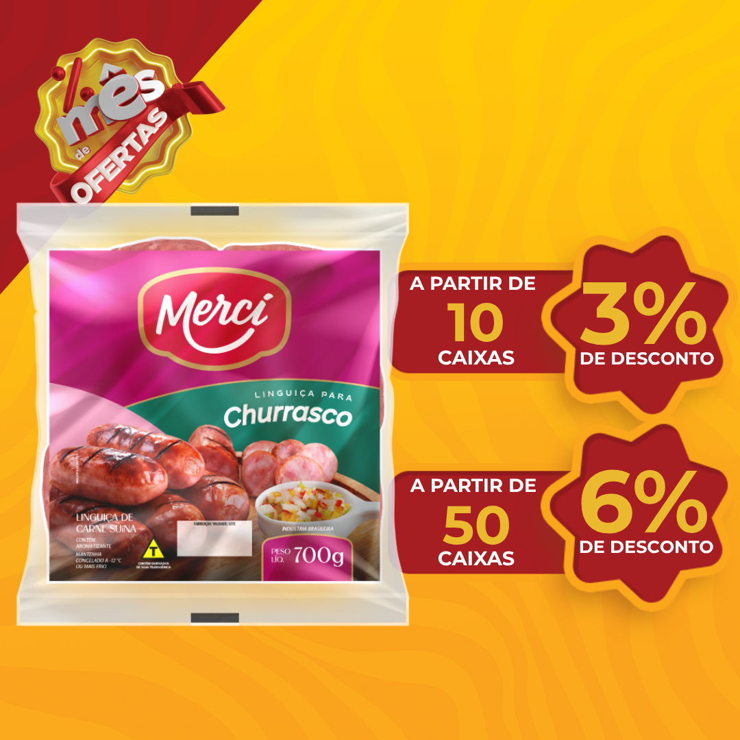 Lingui&ccedil;a Suina Cong 700g - Merc&iacute;